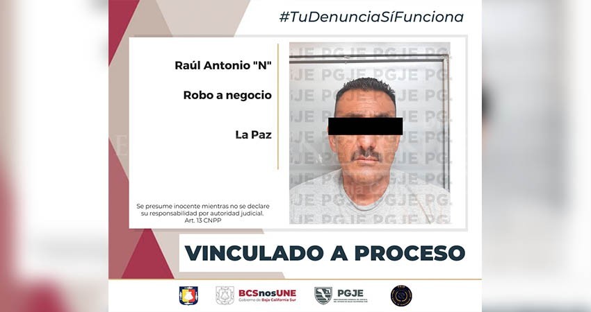 En prisión el responsable de robos con violencia a Farmacias Guadalajara en La Paz