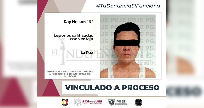 En prisión preventiva por lesiones calificadas queda Ray Nelson “N”