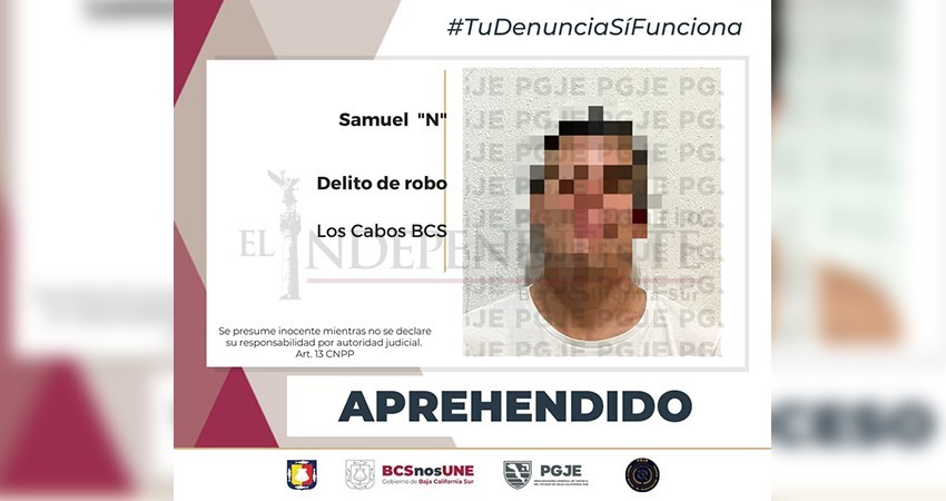 Hasta Guadalajara van por imputado por robo en Los Cabos Hasta Guadalajara van por imputado por robo en Los Cabos