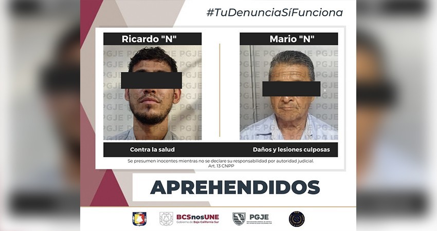 Cumple PGJE dos órdenes de aprehensión en La Paz