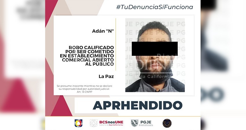 Queda en prisión preventiva el imputado por robo establecimiento comercial