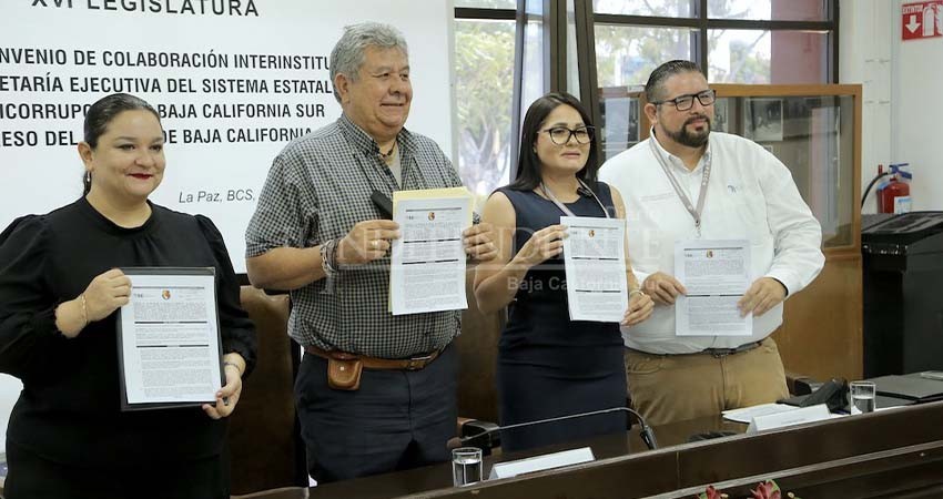 Firman el Sistema Estatal Anticorrupción y Congreso tres convenios para uso de plataforma anticorrupción
