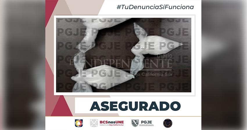 Atiende PGJE denuncias por probable venta de droga y asegura a una mujer Atiende PGJE denuncias por probable venta de droga y asegura a una mujer