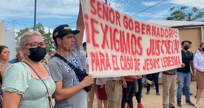 Exige familia de Jesús Ledesma justicia por su muerte; gobernador compromete justicia