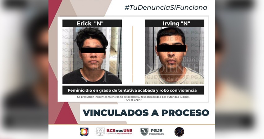 Quedan en prisión preventiva dos hombres por tentativa de feminicidio y robo con violencia Quedan en prisión preventiva dos hombres por tentativa de feminicidio y robo con violencia