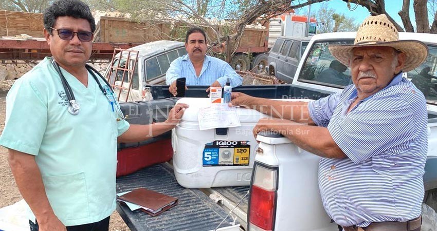 Brinda Ayto La Paz atención veterinaria emergente en la comunidad de Los Dolores