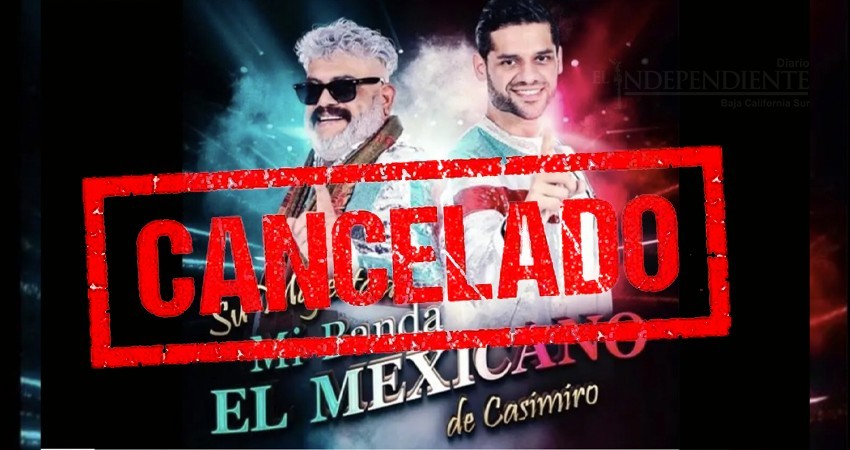 Cancelan presentación de Mi Banda El Mexicano Cancelan presentación de Mi Banda El Mexicano