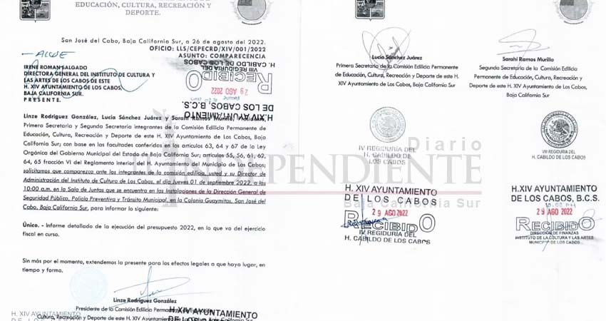 Directora del ICA incumplió llamado a comparecencia