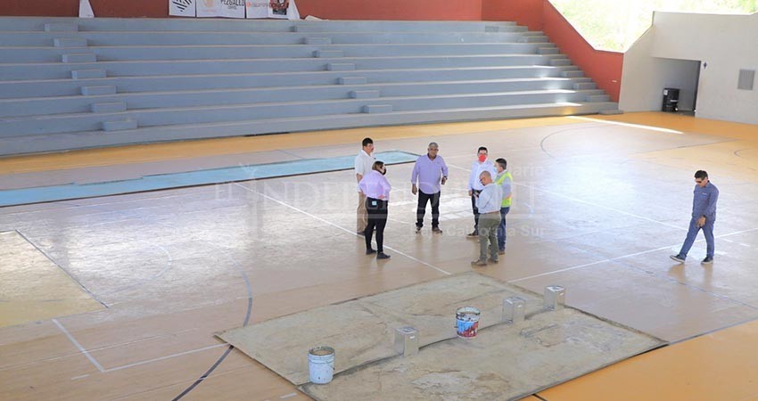 85% de avance en rehabilitación de cancha de basquetbol “Rodrigo Aragón Ceseña” en Los Cabos 85% de avance en rehabilitación de cancha de basquetbol “Rodrigo Aragón Ceseña” en Los Cabos