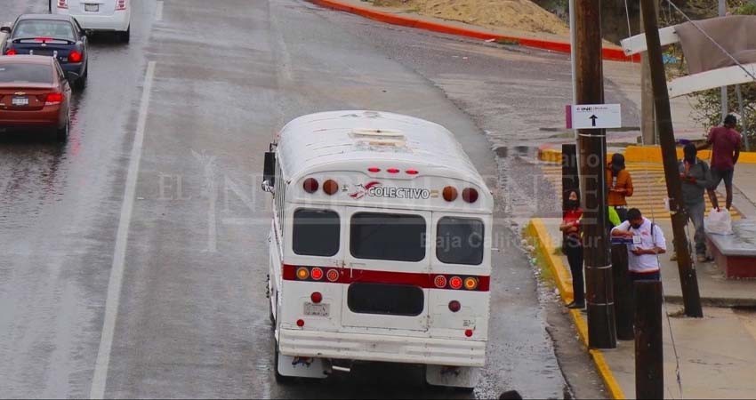 Transporte Público en Los Cabos se suspenderá a medida que las lluvias se intensifiquen