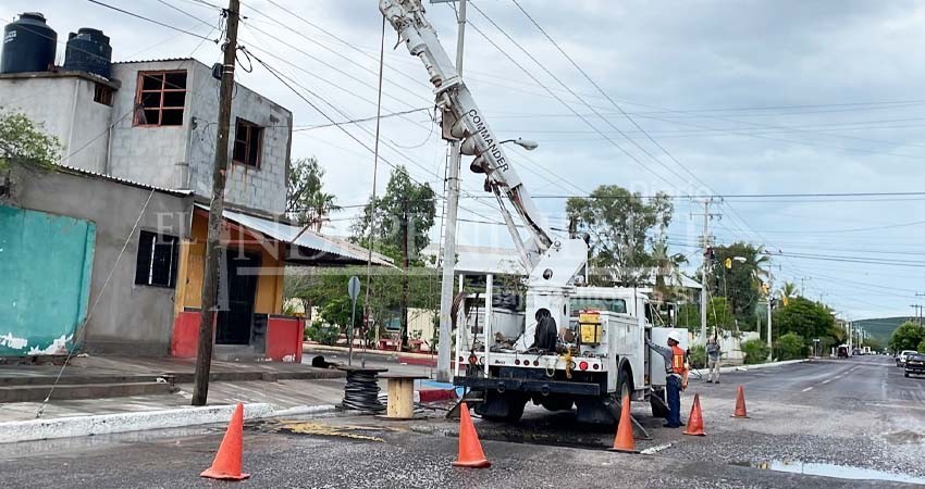 La CFE despliega personal técnico en BCS por huracán “Kay”
