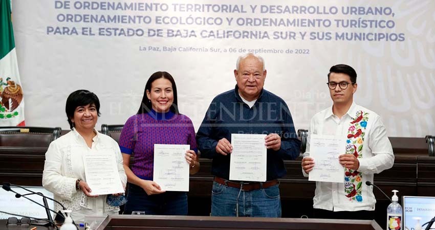 Firman gobiernos federal y estatal convenio para actualizar planes de Ordenamiento Territorial