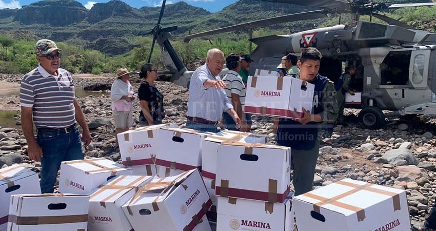 Se solidariza BCS con damnificados de Mulegé