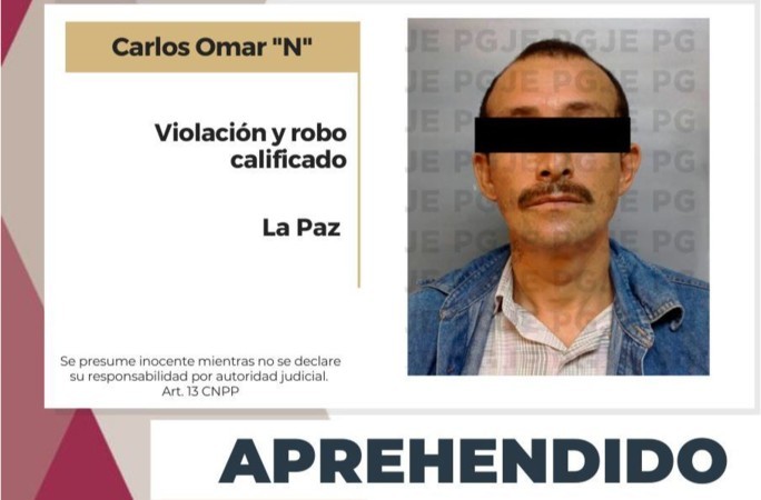 Detenido por el delito de violacion y robo, el agresor de doctora de farmacia