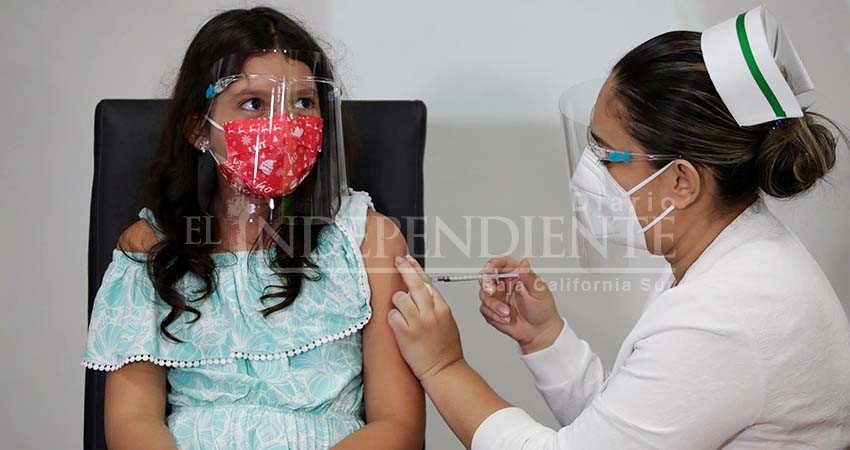 Avanza vacunación contra Covid en personas de 5 a 11 años en La Paz