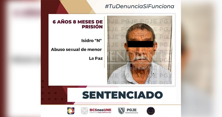 Abusó en dos ocasiones de una menor de edad y es sentenciado a seis años ocho meses de prisión Abusó en dos ocasiones de una menor de edad y es sentenciado a seis años ocho meses de prisión