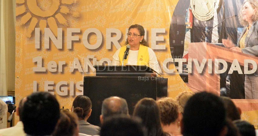 Acciones para alcanzar la igualdad sustantiva en BCS, informa la diputada Ojeda González