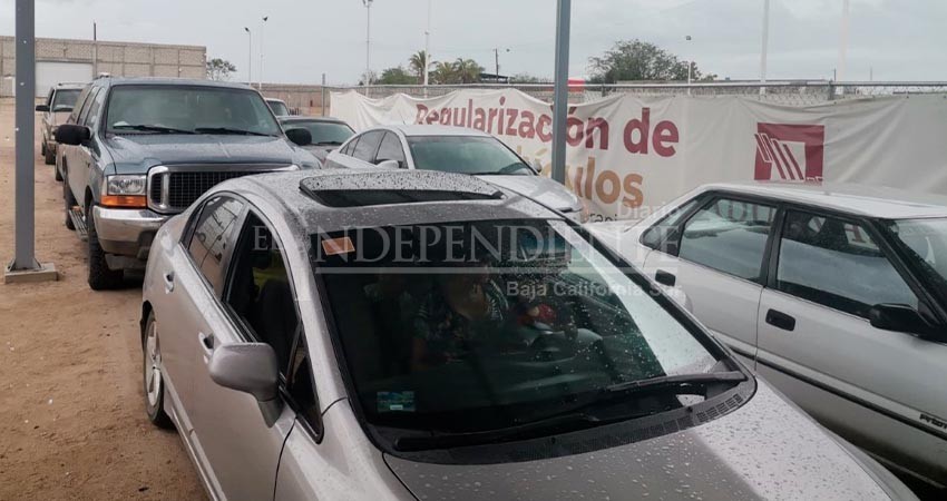 Queda reactivada la plataforma de citas para la regularización de autos “chocolate”