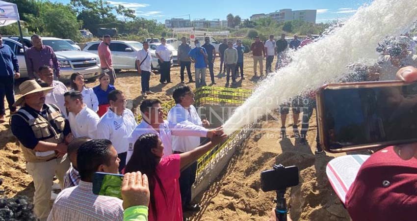 Conectaron Pozo 4 Bis al acueducto, se darán 50 litros por segundo más a CSL