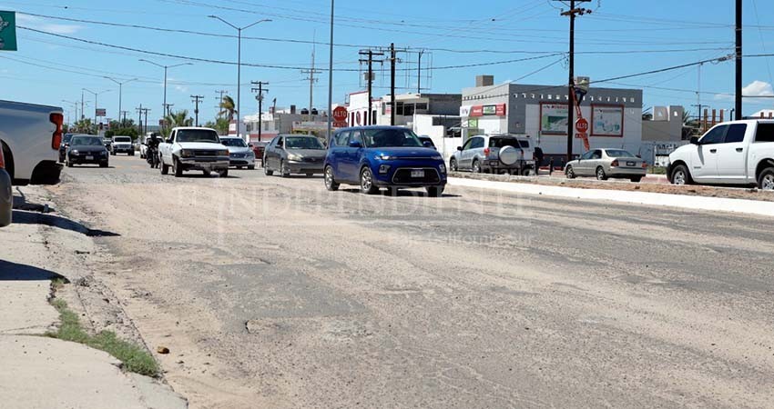 Hoy retoman la reconstrucción del bulevar Agustín Olachea en La Paz