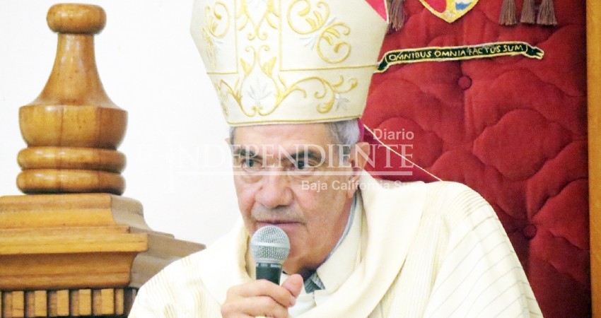 Denuncia Obispo de La Paz irrupción de un grupo armado en un templo de Los Planes