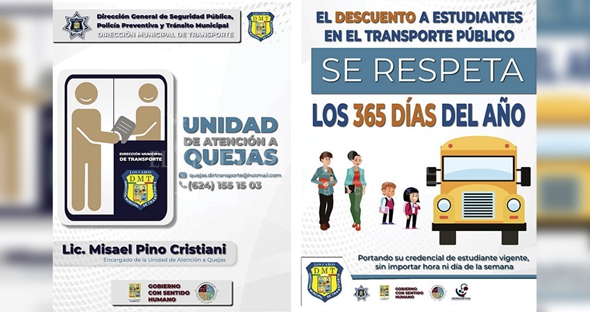 Descuento en el Transporte Público para estudiantes es los 365 días del año: Transporte Municipal