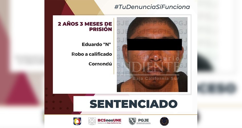 Sentencia a 2.3 años de prisión para imputado por tentativa de robo de bienes de servicio público Sentencia a 2.3 años de prisión para imputado por tentativa de robo de bienes de servicio público