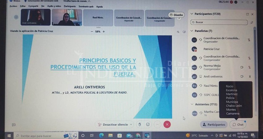 Personal de la SSPE se actualiza en curso de primer respondiente en el sistema penal acusatorio Personal de la SSPE se actualiza en curso de primer respondiente en el sistema penal acusatorio