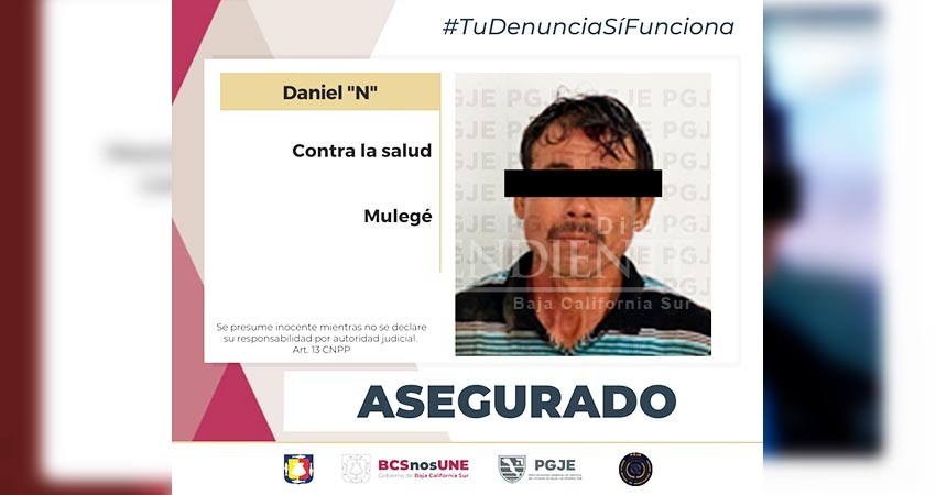 En Santa Rosalía asegura PGJE a un hombre en posesión de narcóticos En Santa Rosalía asegura PGJE a un hombre en posesión de narcóticos