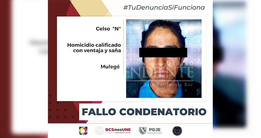 Condenan a Celso “N” por el asesinato de un hombre; lo apuñaló en múltiples ocasiones Condenan a Celso “N” por el asesinato de un hombre; lo apuñaló en múltiples ocasiones
