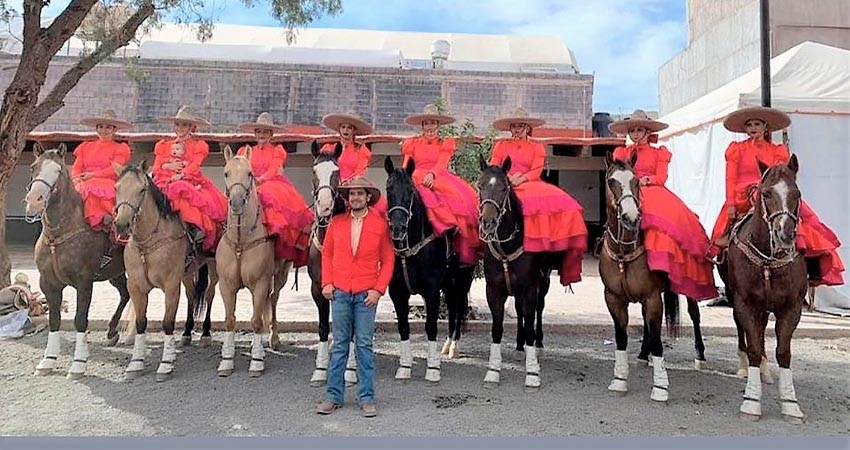 Destacada actuación tiene Escaramuza Guadalupana Sudcaliforniana en el nacional