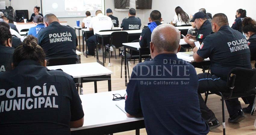 Busca Seguridad Pública mejorar el actuar policial en Los Cabos