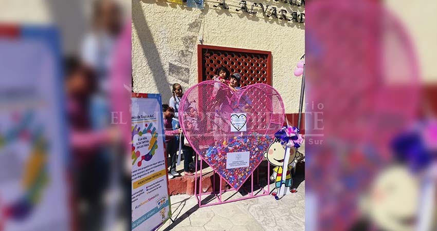 Banco de Tapitas A.C inaugura corazón en centro de SJC Banco de Tapitas A.C inaugura corazón en centro de SJC