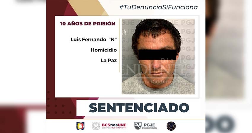 Dan  sentencia de 10 años de prisión contra sujeto por homicidio