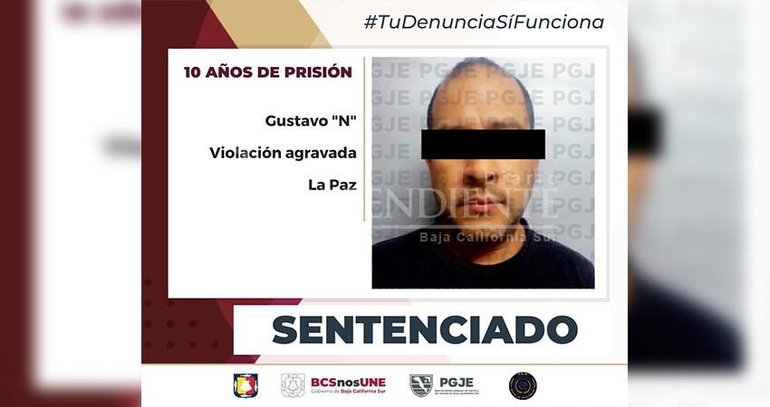 Condenan a 10 años de prisión a Gustavo “N” por el delito de violación