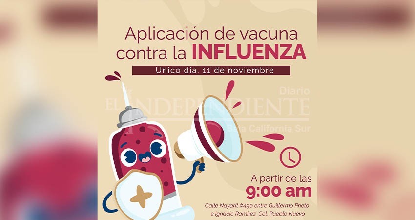 Anuncian jornada de vacunación en el DIF Municipal de La Paz