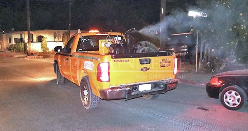 Emprende gobierno estatal tercer ciclo de fumigación contra el mosco transmisor del dengue en Los Cabos