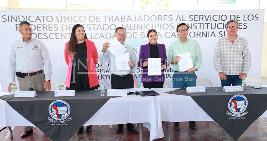 Refrenda Ayuntamiento de La Paz respaldo al Sindicato de Burócratas