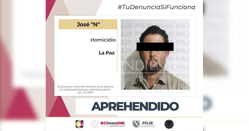 José “N” es aprehendido por el delito de homicidio José “N” es aprehendido por el delito de homicidio