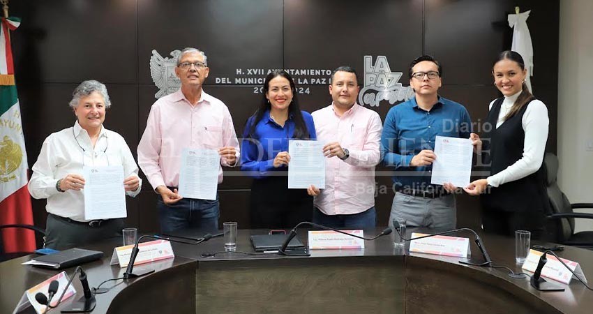 Firman SEPUIMM y Ayuntamiento de La Paz convenio de colaboración en materia ambiental