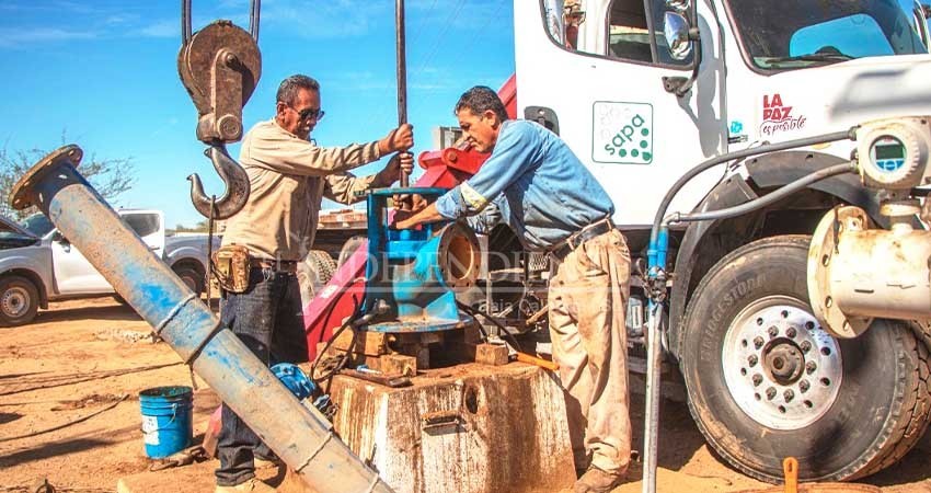 Rehabilitan el pozo 27, se restablecerá el suministro del servicio en el sur de la ciudad