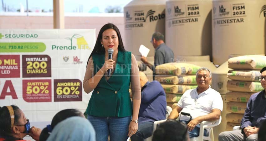 Más de 100 familias de La Paz recibieron materiales de construcción