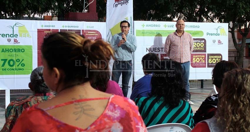 Benefician a 2,746 personas con –PrendeLed- en la colonia Loma Linda