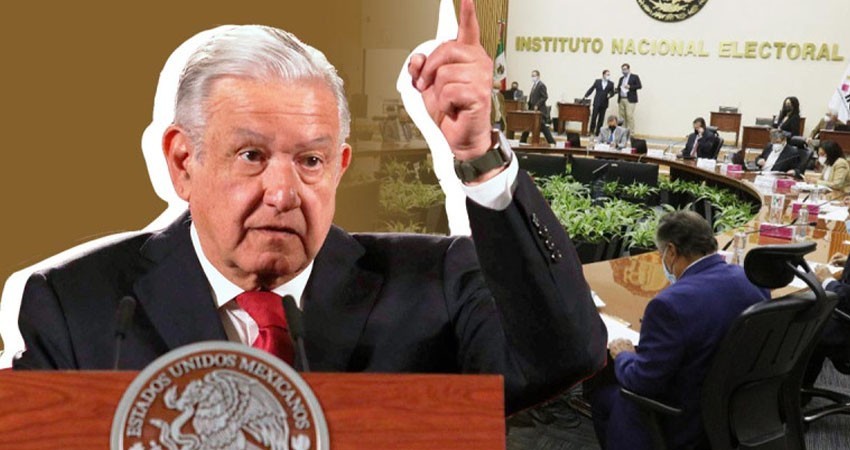 Claro que se debe de tocar al INE: López Obrador