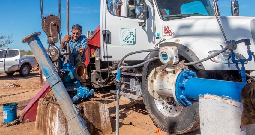 Hoy inician los trabajos de mantenimiento en el pozo 4 de La Paz