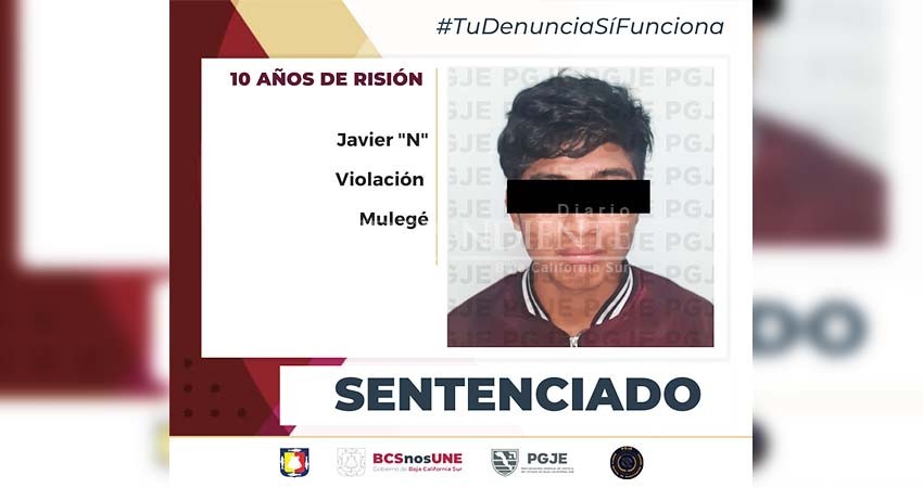 Sentencian a 10 años de prisión a Javier “N” por el delito de violación Sentencian a 10 años de prisión a Javier “N” por el delito de violación