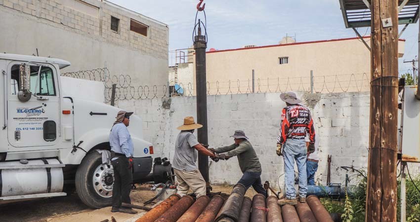 Se reincorpora a la red de agua el pozo 4, luego de los trabajos de rehabilitación