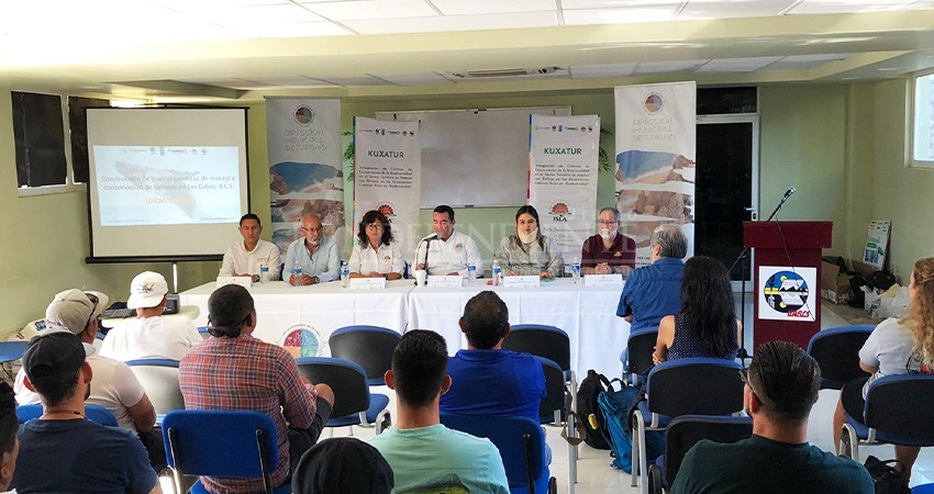 Imparten en UABCS Los Cabos taller sobre manejo y conservación de ballenas