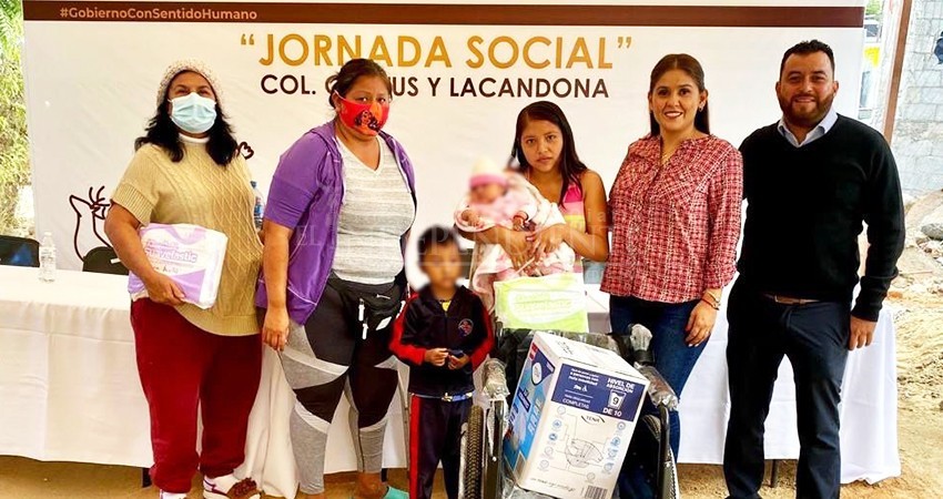 Continúan las jornadas sociales para otorgar apoyos en materia de salud, seguridad y asistencia social