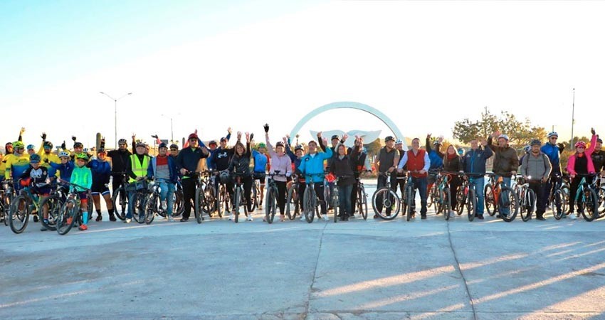 Se suman más personas al BiciViernes realizado por Ayuntamiento de La Paz